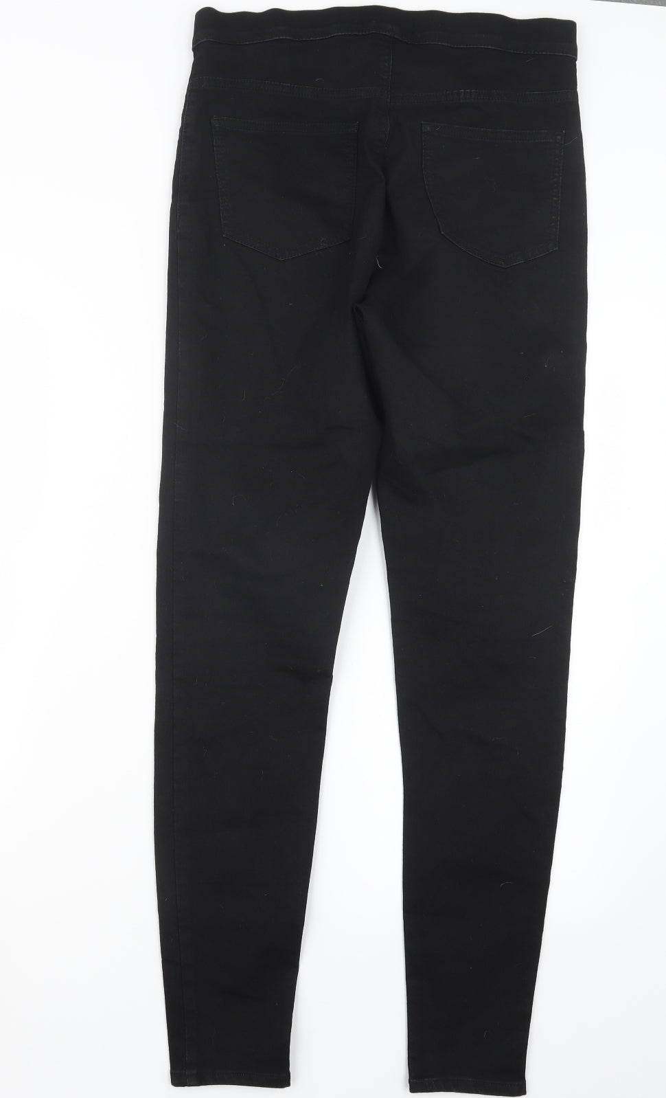 Marks and Spencer Womens Black  Denim Jegging Jeans Size 12 L30 in