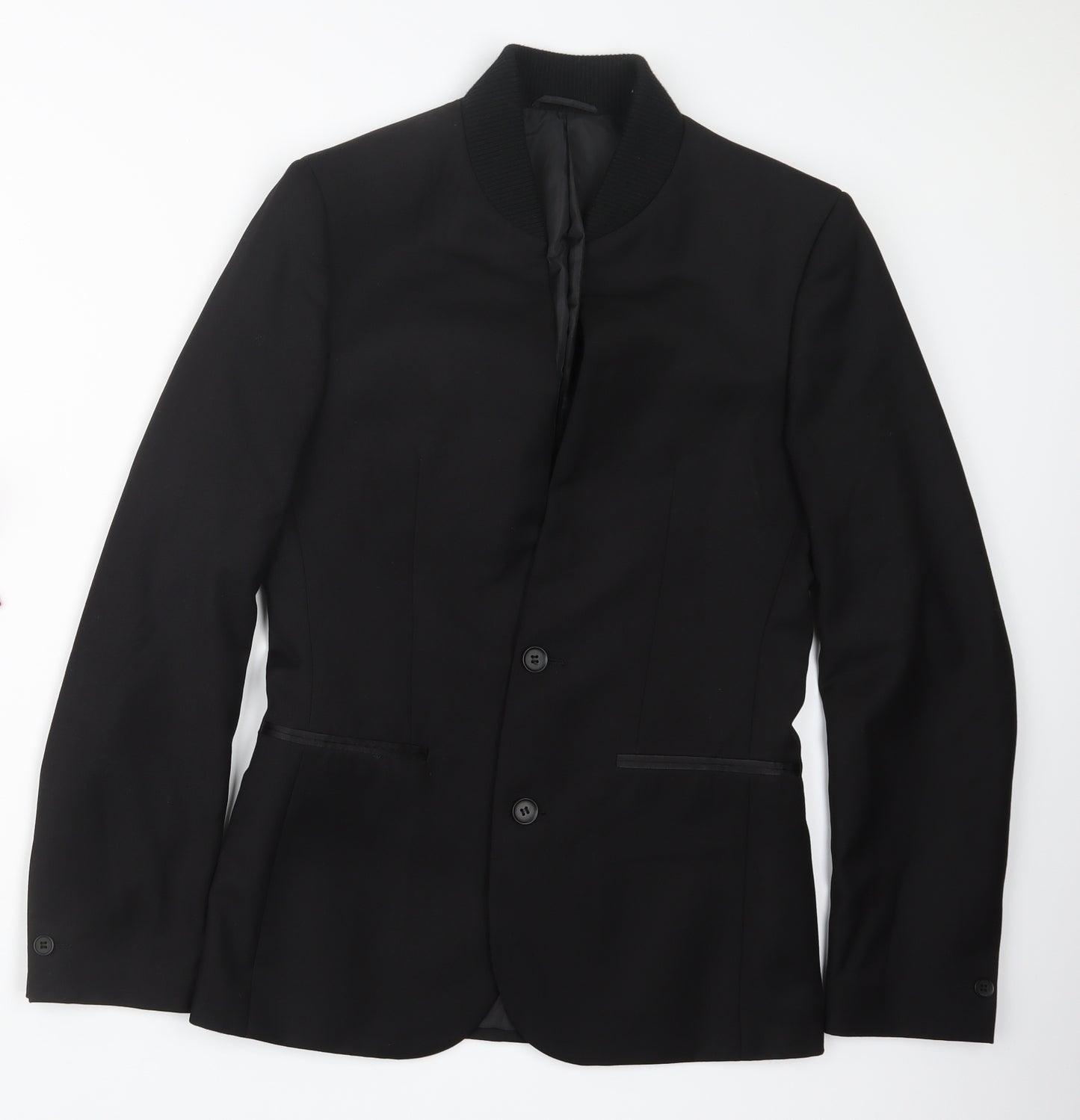 River Island Mens Black   Jacket Suit Jacket Size 34