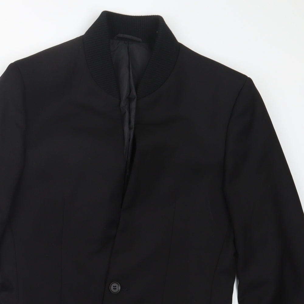 River Island Mens Black   Jacket Suit Jacket Size 34