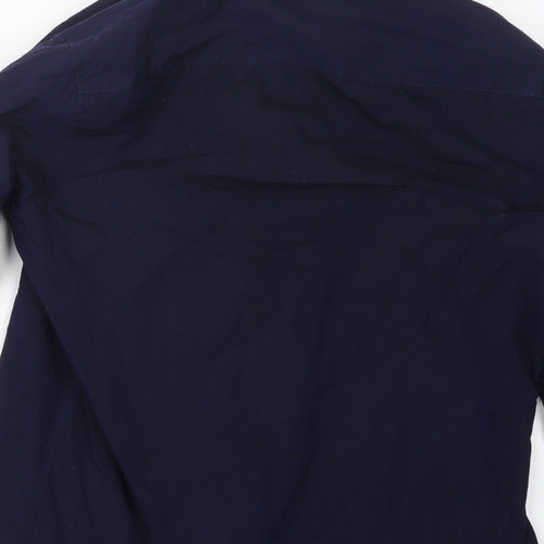 F&F Mens Purple    Button-Up Size 17