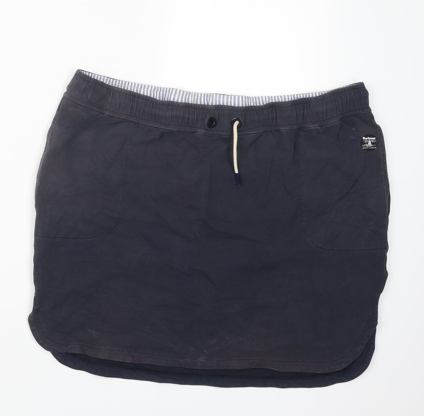 Barbour Womens Blue   Straight & Pencil Skirt Size 16