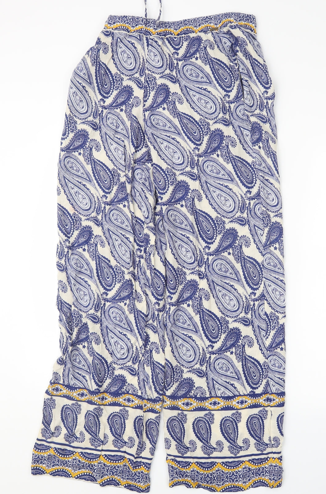 desray Womens Blue Paisley  Trousers  Size 27 in L30 in