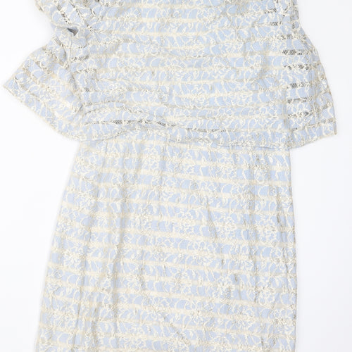 Definitions Womens Blue   A-Line  Size 10