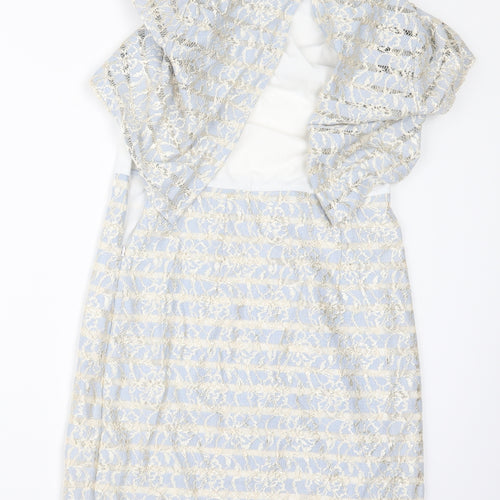 Definitions Womens Blue   A-Line  Size 10