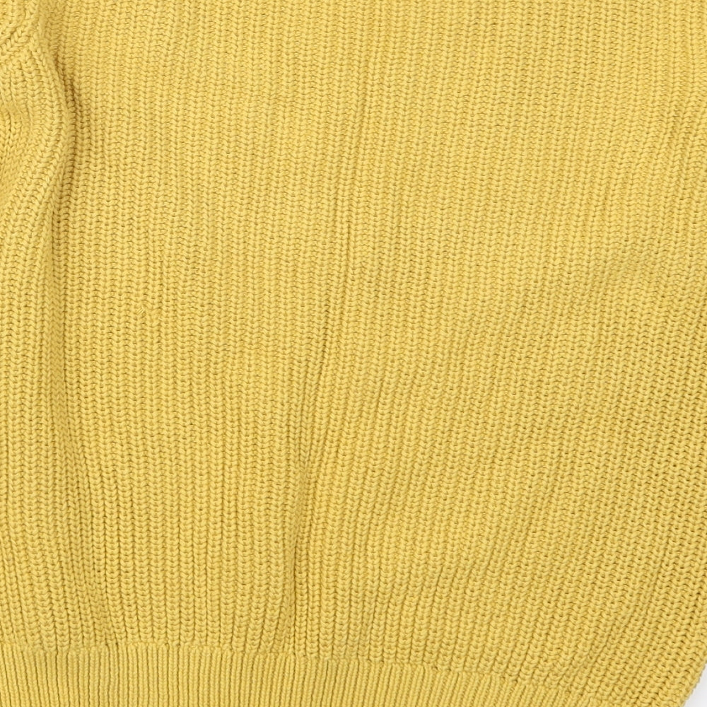 Marks and Spencer Womens Yellow  Knit Pullover Jumper Size XS
