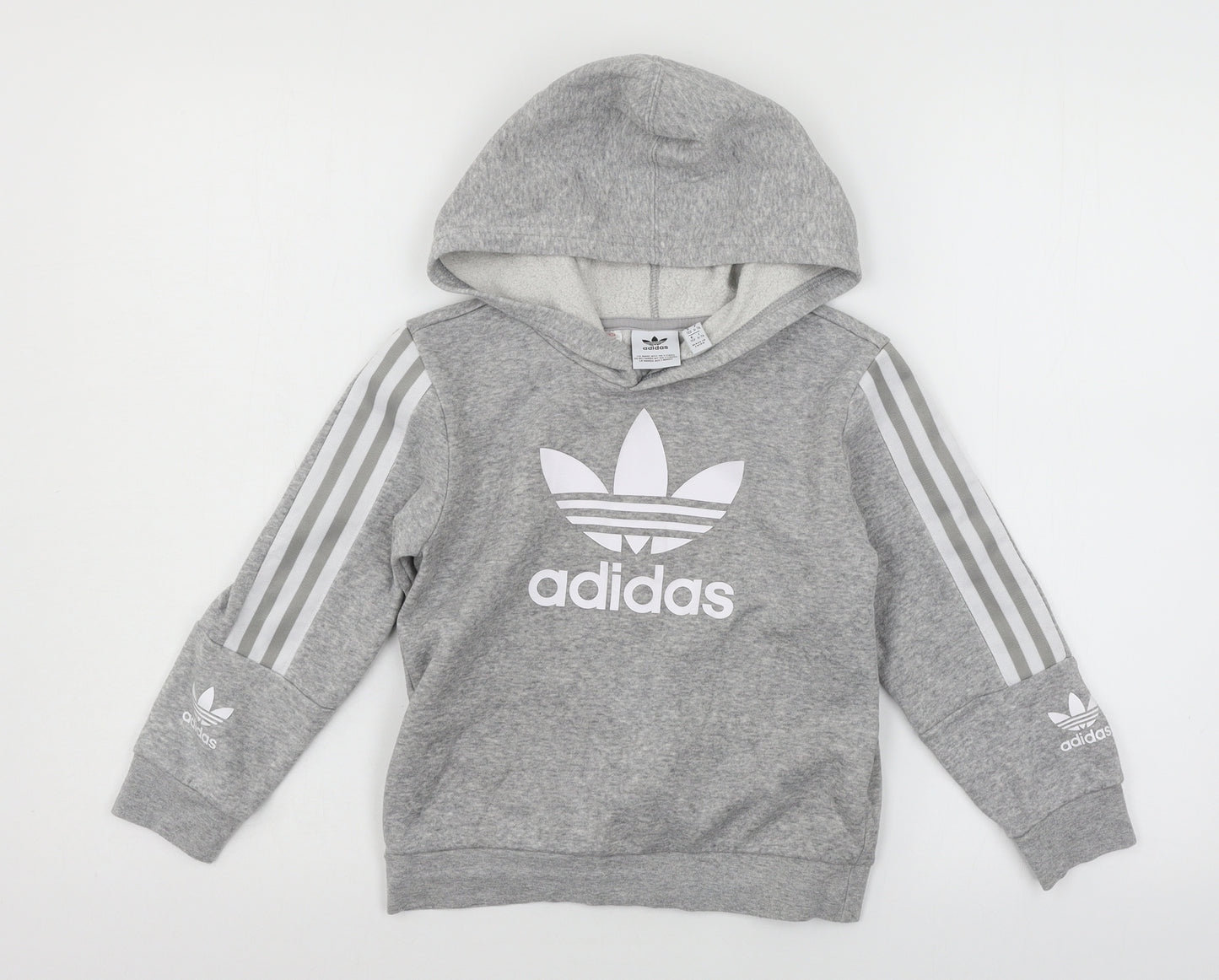 Nike Boys Grey  Jersey Pullover Hoodie Size 6-7 Years