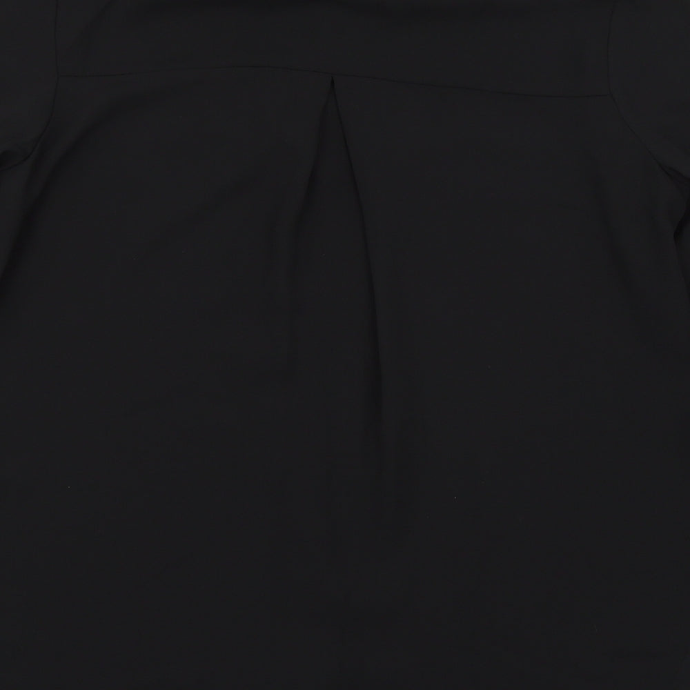 Dorothy Perkins Womens Black   Basic Button-Up Size 8