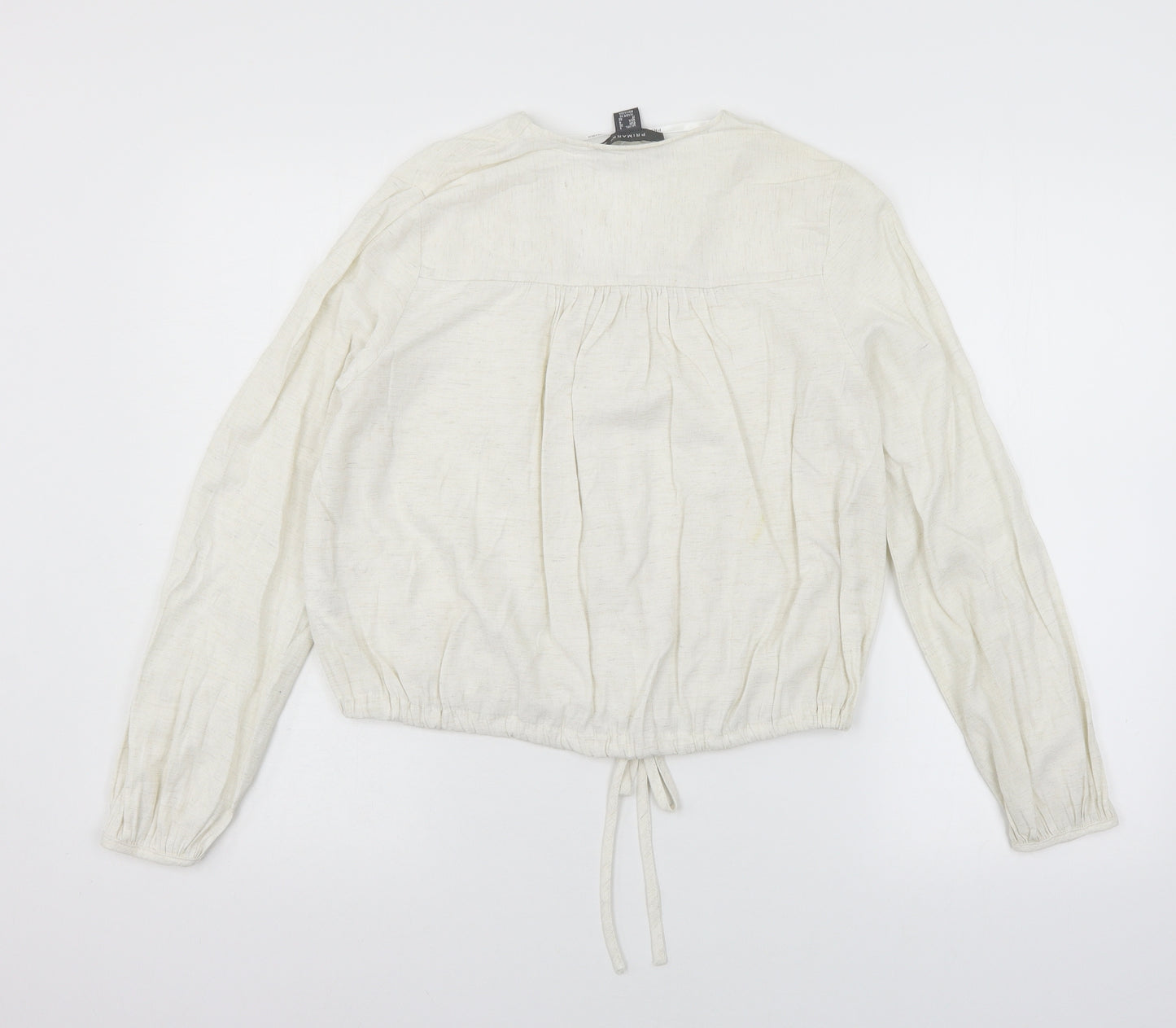 Primark Womens Ivory   Basic Blouse Size 8