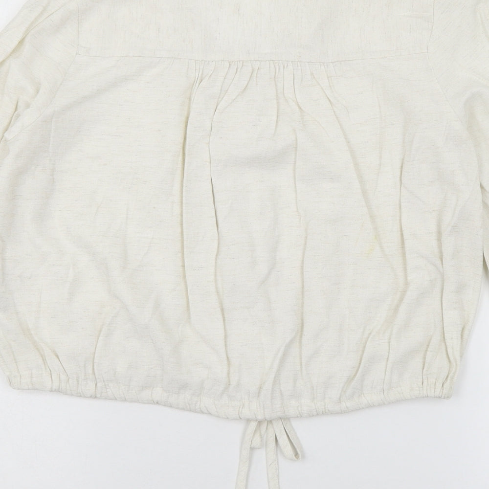 Primark Womens Ivory   Basic Blouse Size 8
