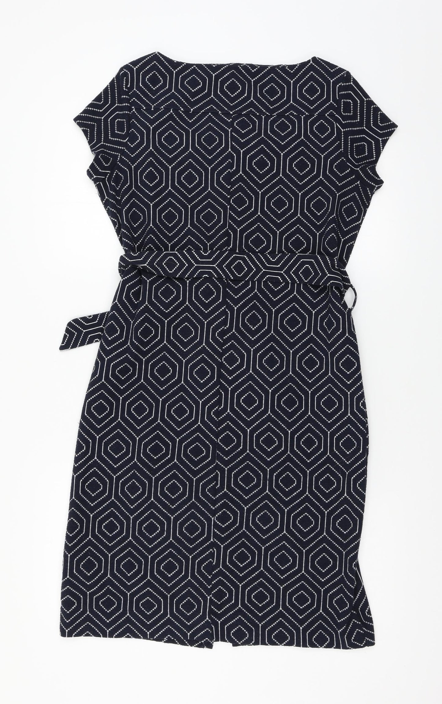 NEXT Womens Blue Geometric  Shift  Size 10