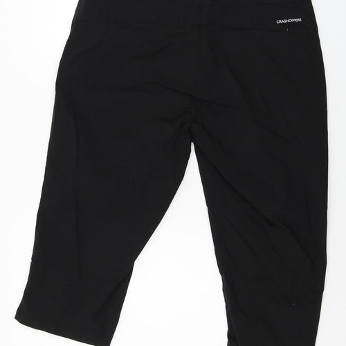 Craghoppers Womens Black   Cropped Trousers Size 16 L20 in