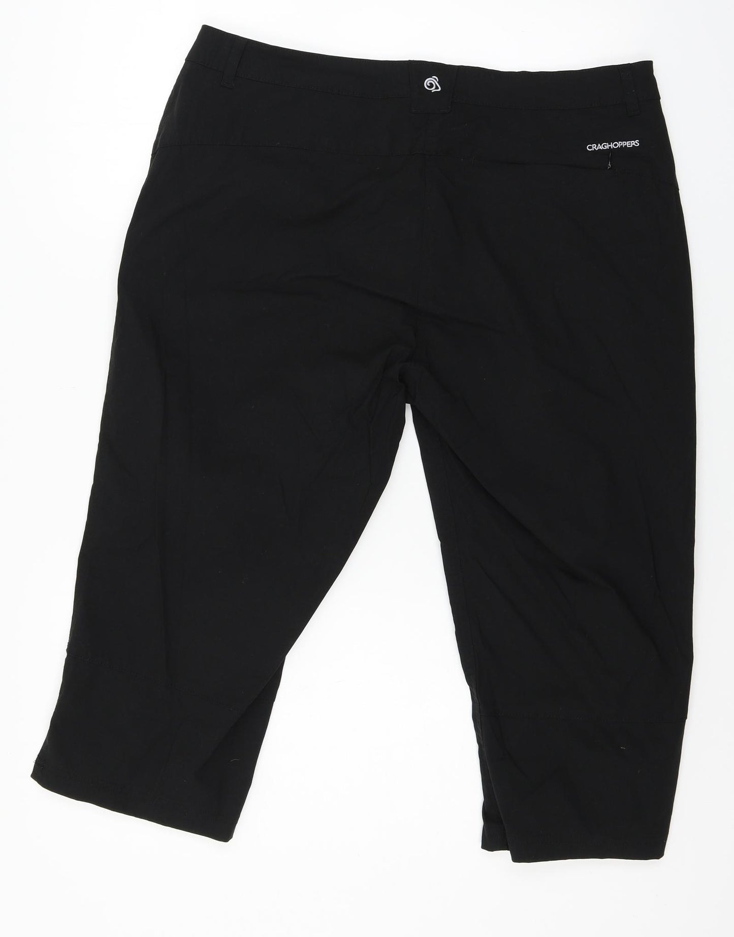 Craghoppers Womens Black   Cropped Trousers Size 16 L20 in