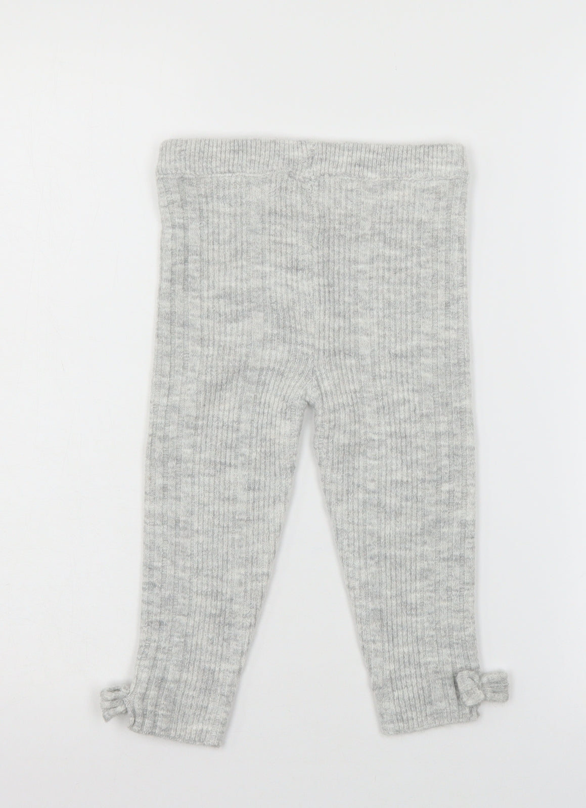 TU Girls Grey  Knit Jogger Trousers Size 2-3 Years