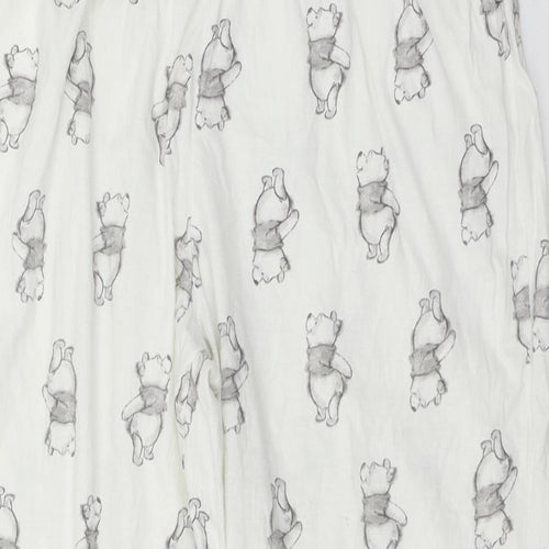 TU Womens White Geometric Jersey Capri Pyjama Pants Size 16  - Winnie The Pooh