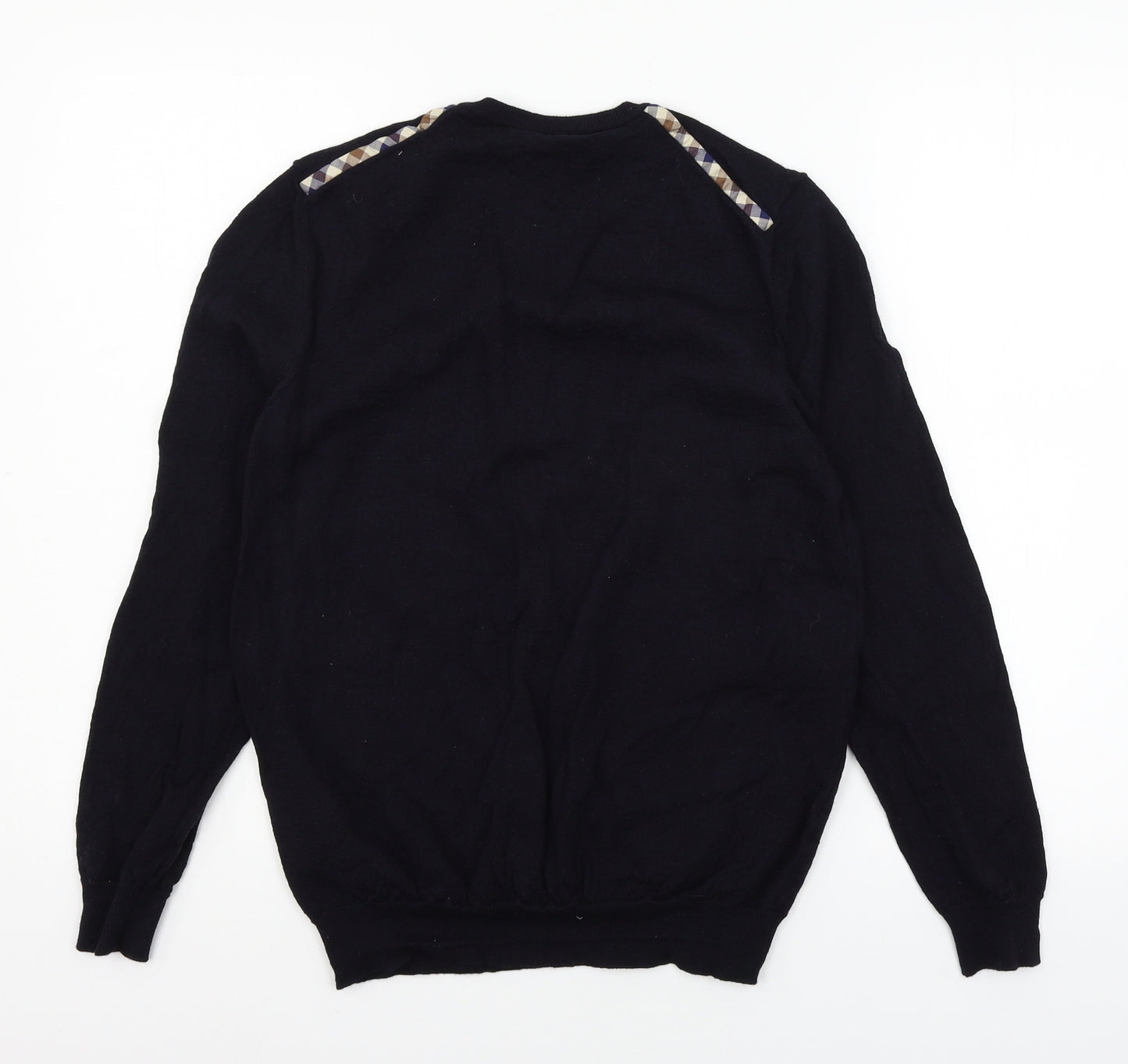 Aquascutum Womens Blue  Knit Pullover Jumper Size L