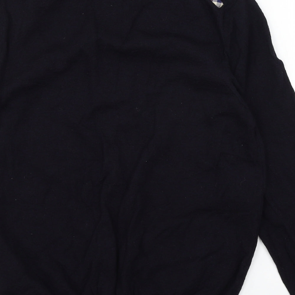 Aquascutum Womens Blue  Knit Pullover Jumper Size L