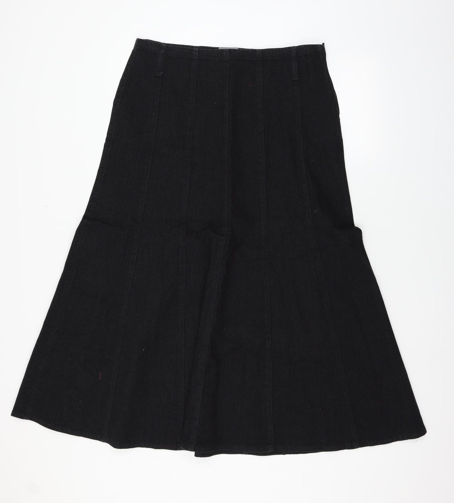 Per Una Womens Blue  Denim Flare Skirt Size 14