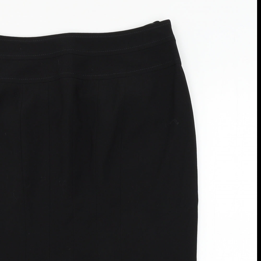 Marks and Spencer Womens Black   Straight & Pencil Skirt Size 14