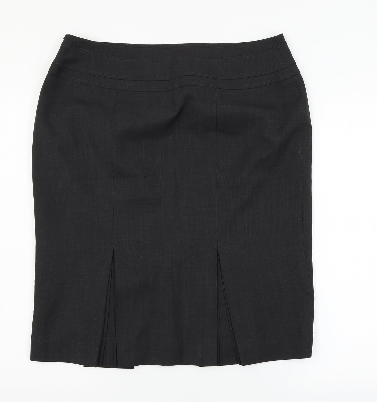 Debenhams Womens Grey   Straight & Pencil Skirt Size 14