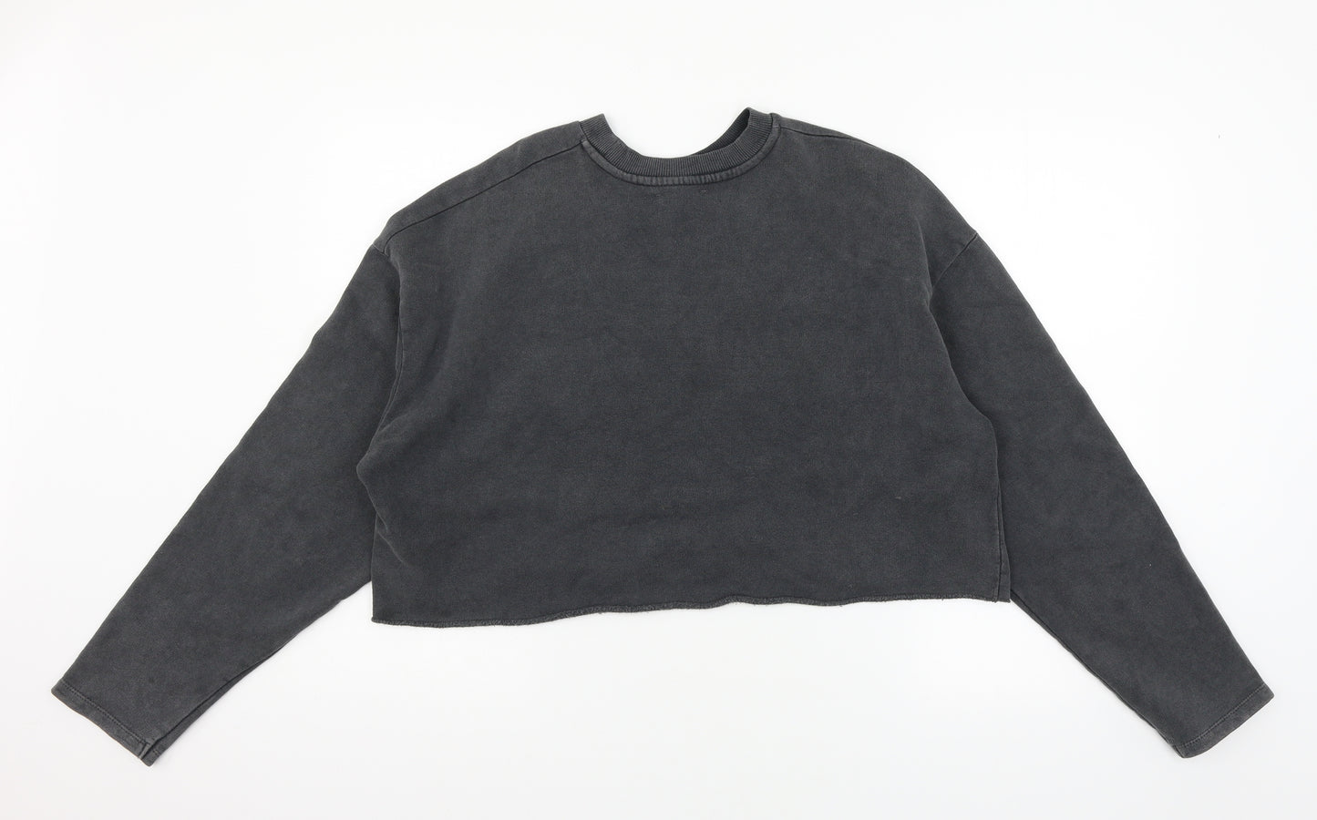 Topshop Womens Grey  Jersey Pullover Sweatshirt Size 8  - Copenhagen