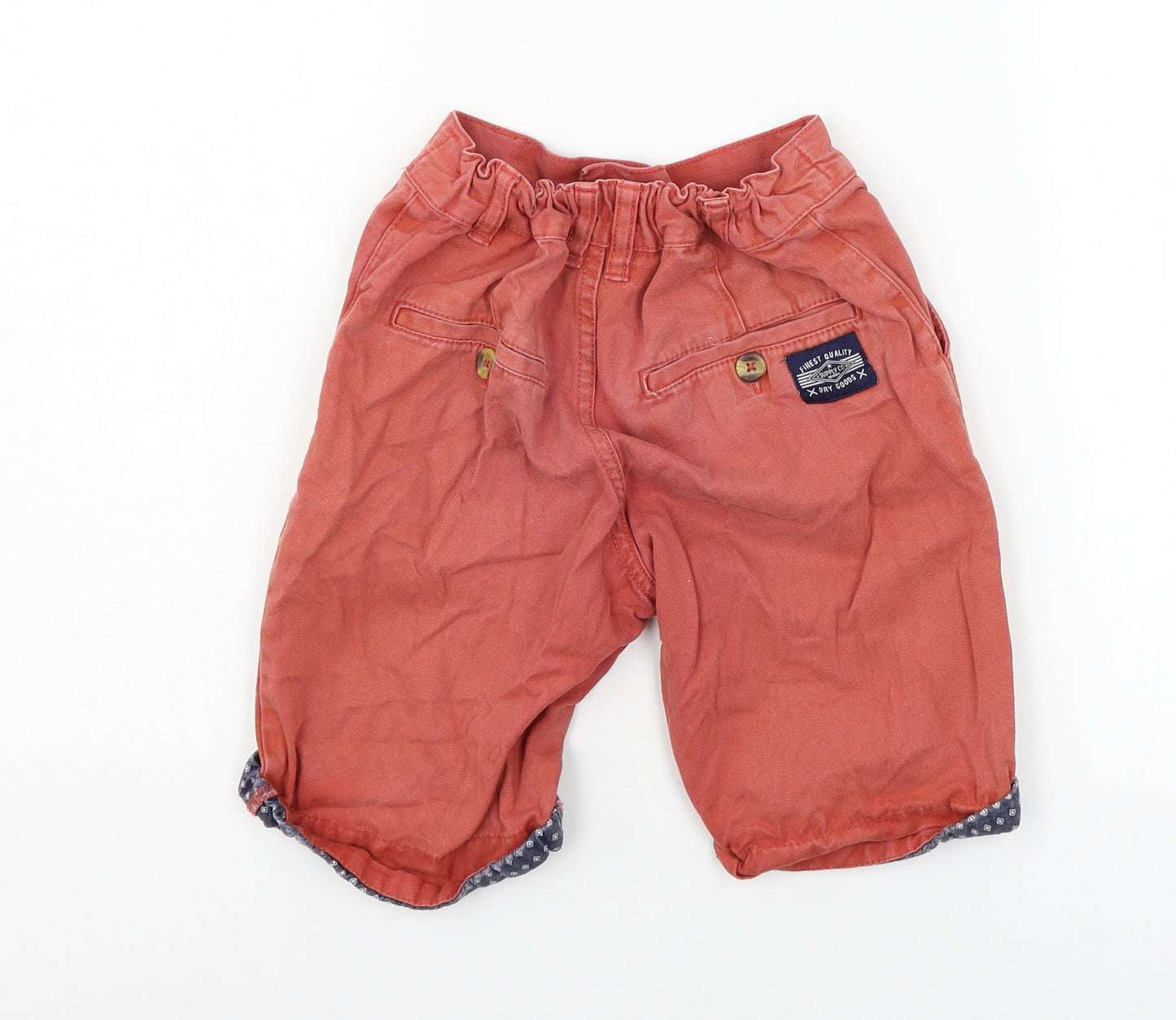 F&F Boys Red   Chino Shorts Size 8 Years