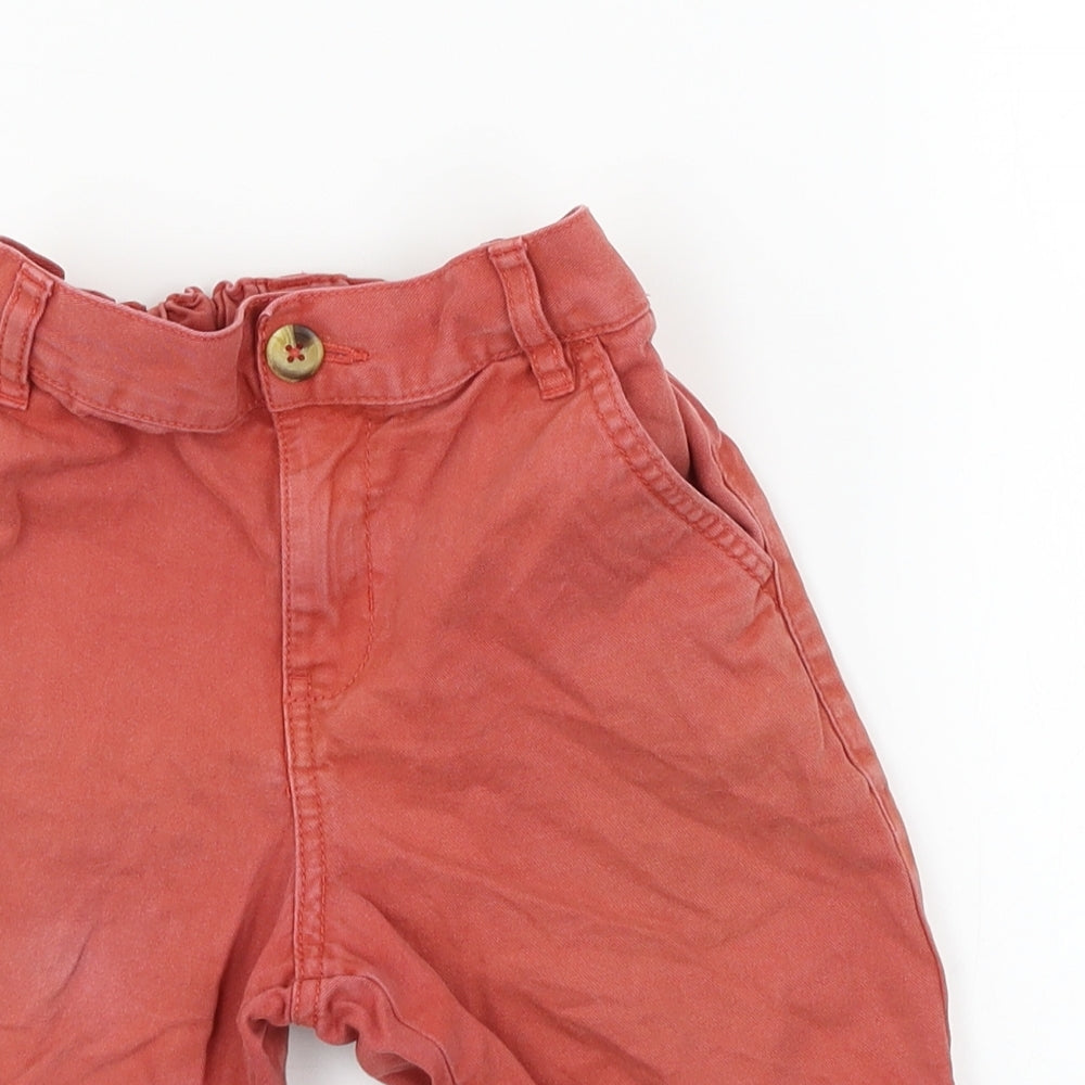 F&F Boys Red   Chino Shorts Size 8 Years