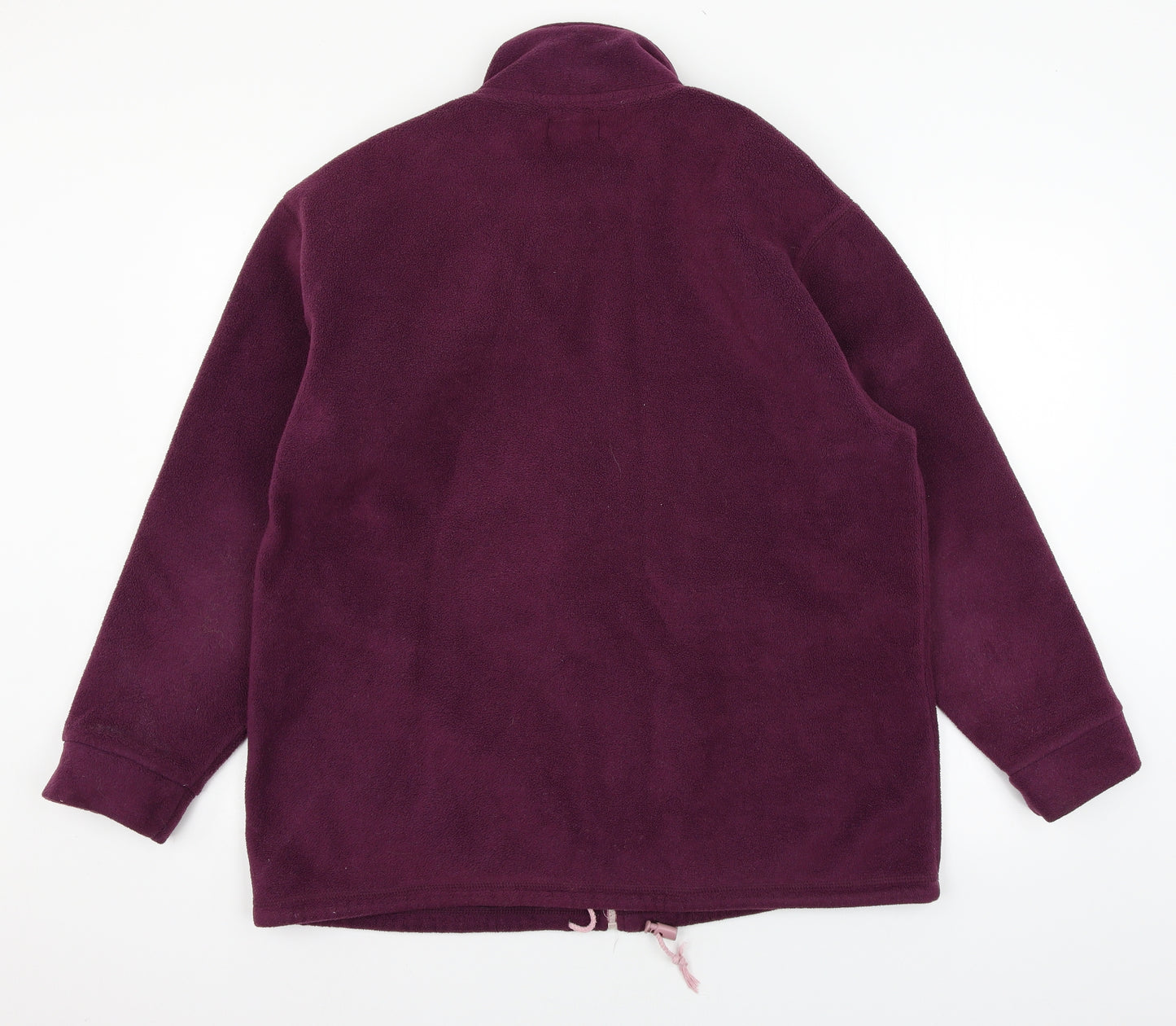Bonmarché Womens Purple  Fleece Jacket  Size L