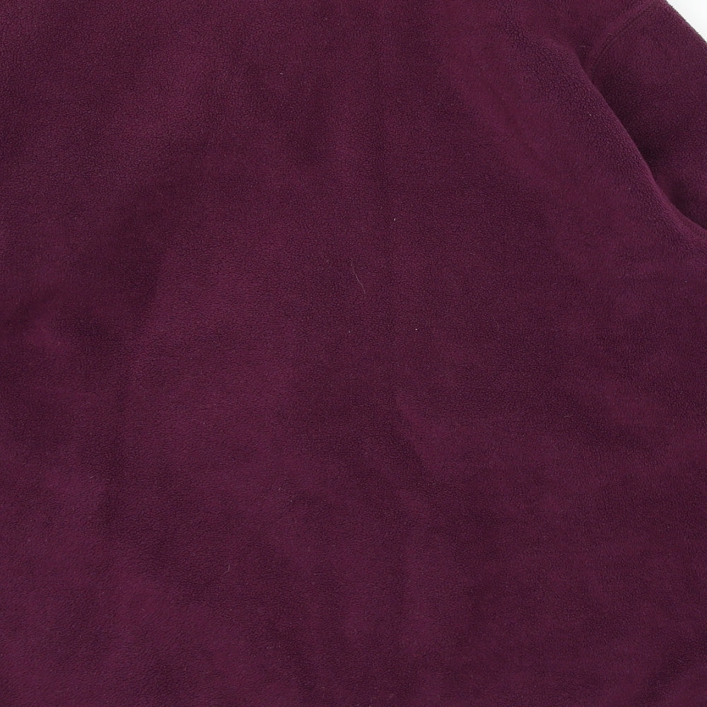 Bonmarché Womens Purple  Fleece Jacket  Size L