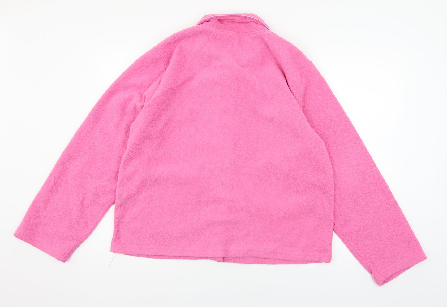 Lady olga Womens Pink  Fleece Top Pyjama Top Size 18