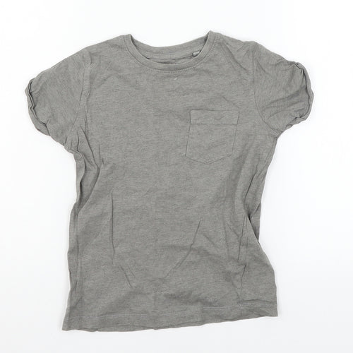 NEXT Boys Grey  Jersey Basic T-Shirt Size 6 Years