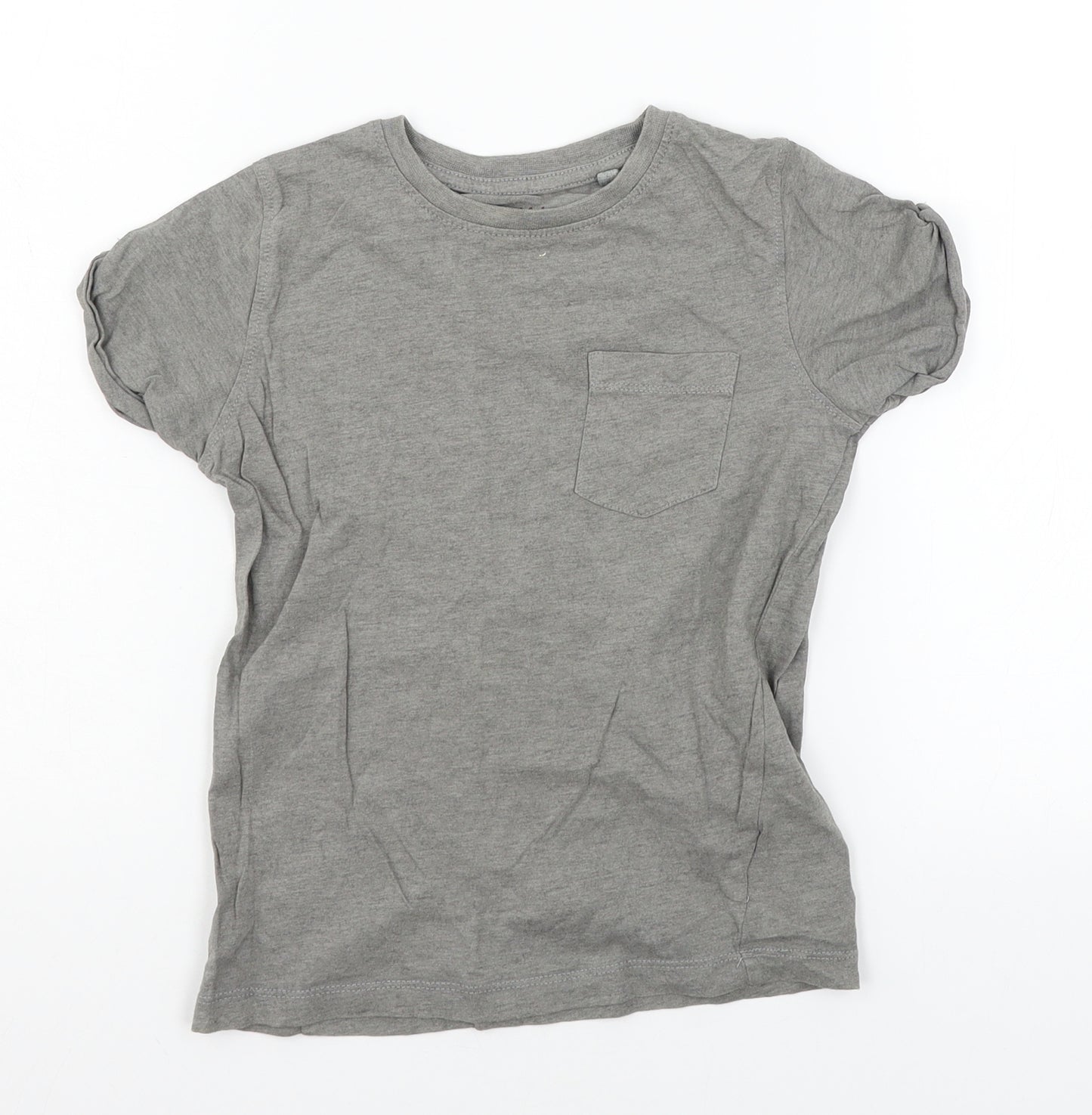NEXT Boys Grey  Jersey Basic T-Shirt Size 6 Years