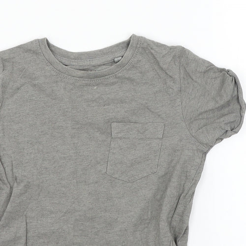 NEXT Boys Grey  Jersey Basic T-Shirt Size 6 Years