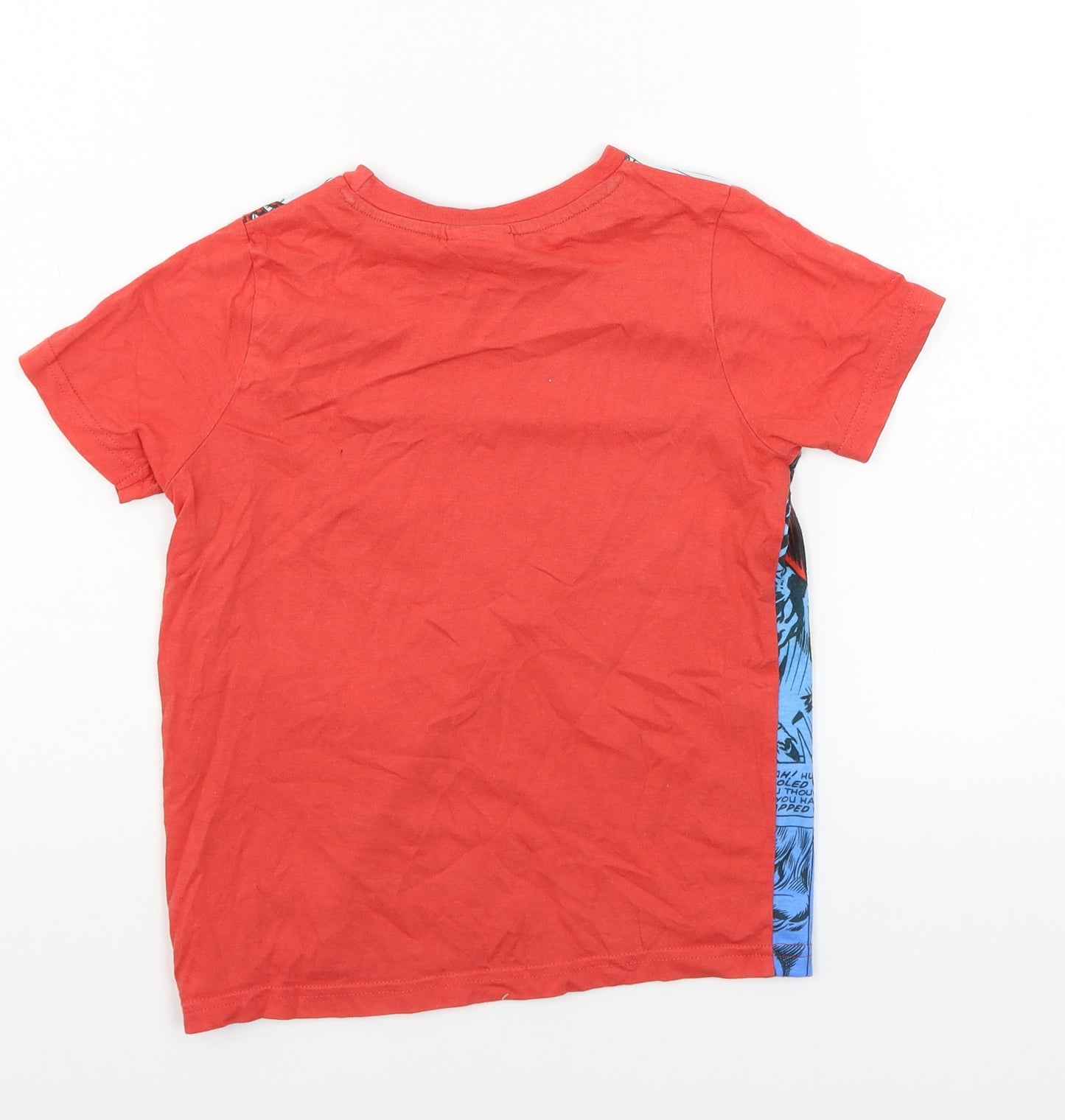 Lily & Dan Boys Red  Jersey Basic T-Shirt Size 7-8 Years  - Avengers