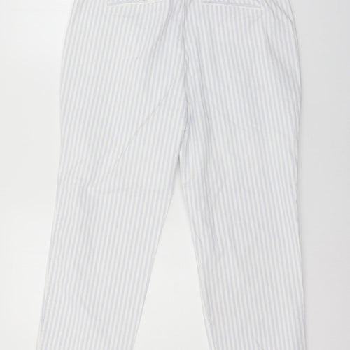 Gap Womens Blue Striped  Trousers  Size 12 L25 in