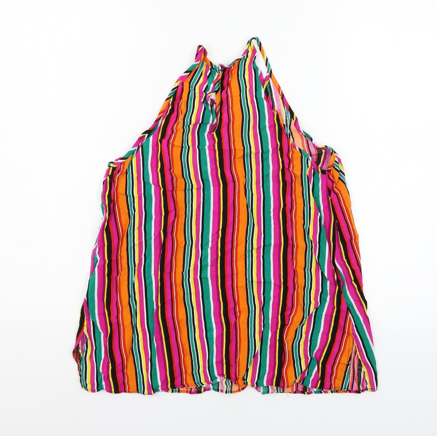 Papaya Womens Multicoloured Striped  Camisole Tank Size 12