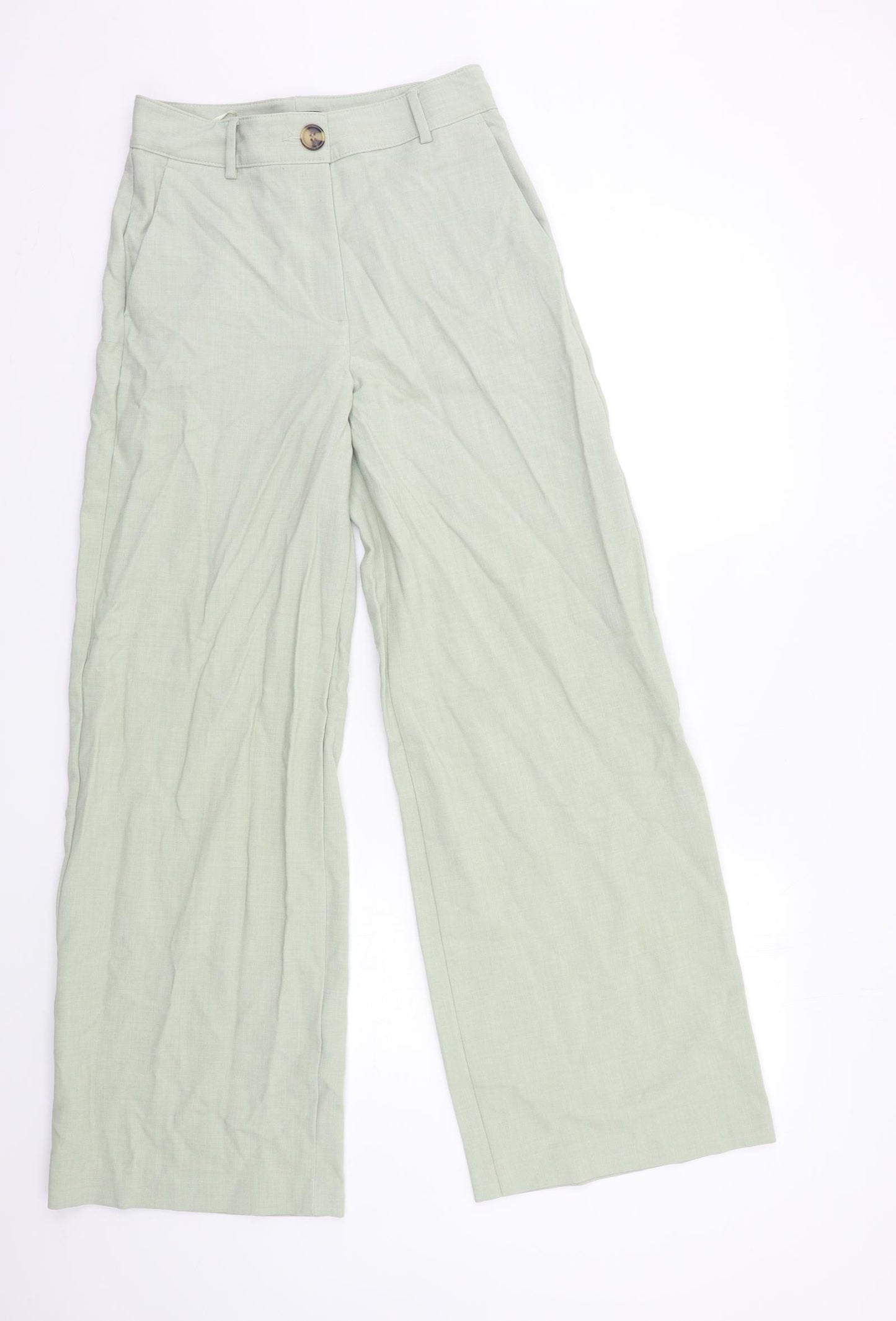 Marks and Spencer Womens Green   Trousers  Size 8 L31 in