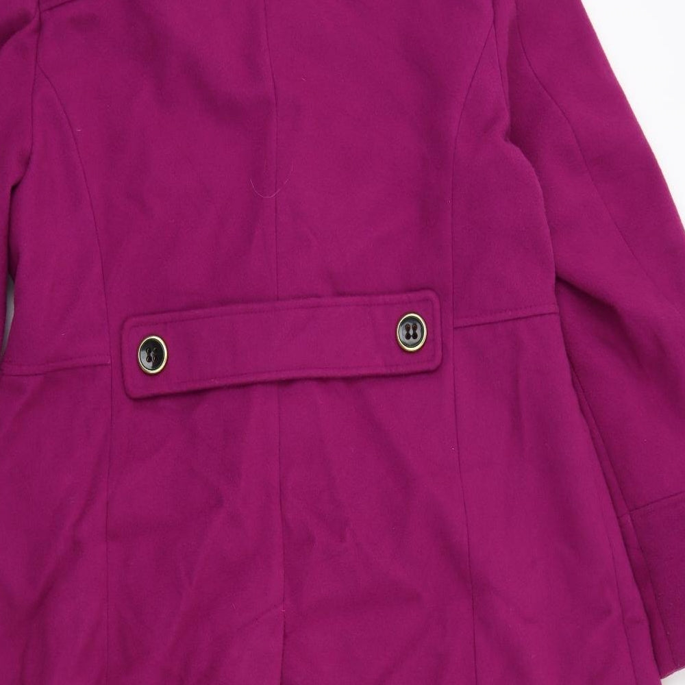 BHS Womens Pink   Overcoat Coat Size 18