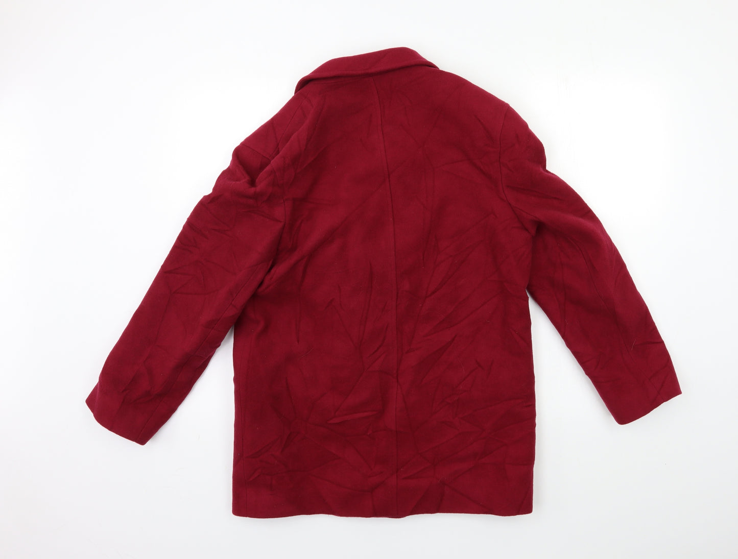 Eastex Womens Red   Overcoat Coat Size 10