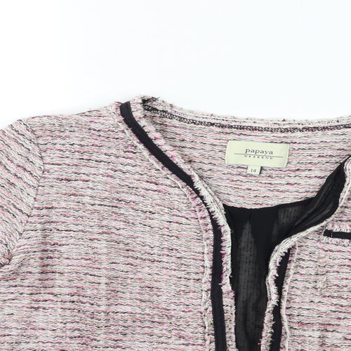 Papaya Womens Pink   Jacket  Size 14