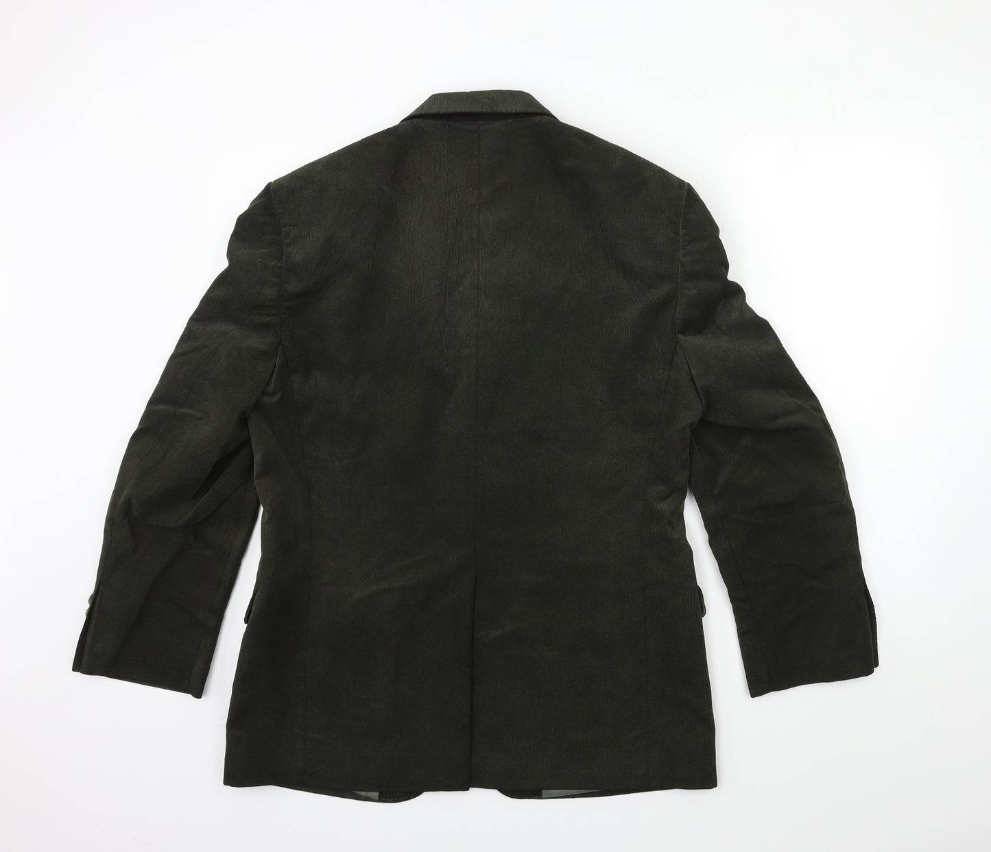 Marks and Spencer Mens Green  Corduroy Jacket Suit Jacket Size 38