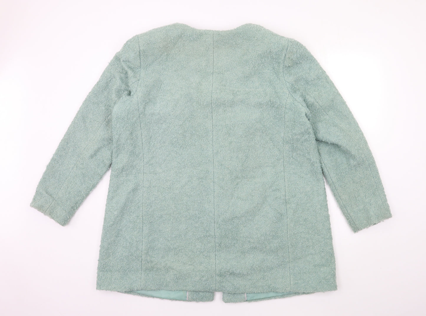 Marks and Spencer Womens Blue   Overcoat Coat Size 20