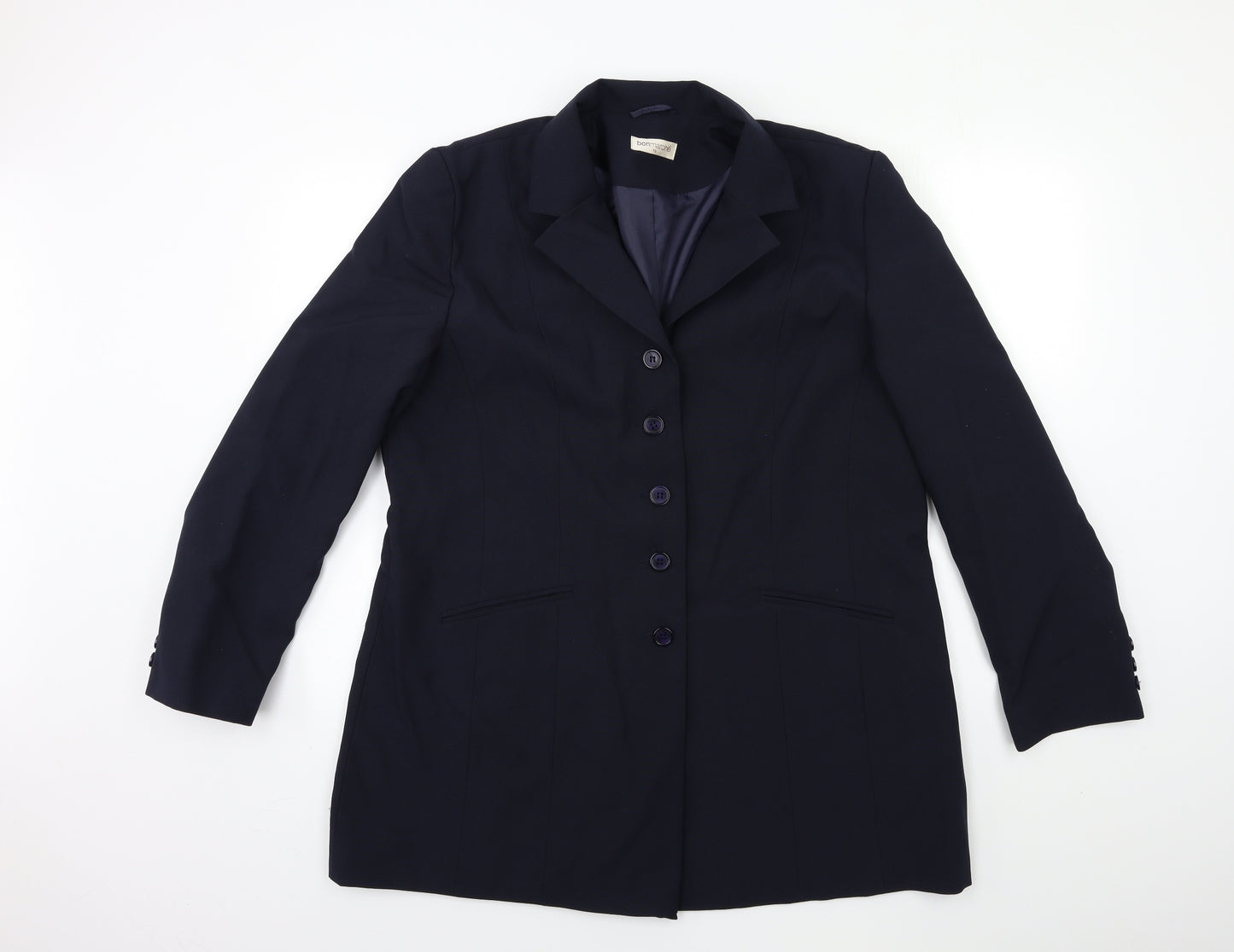 Bonmarché Womens Blue   Jacket Suit Jacket Size 18