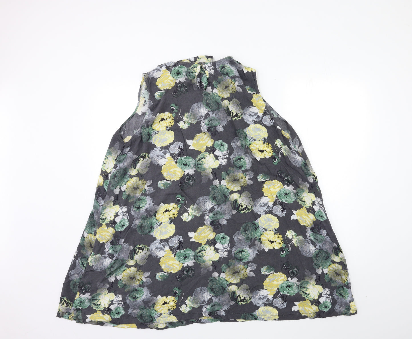 NEXT Womens Grey Floral  Basic Blouse Size 20