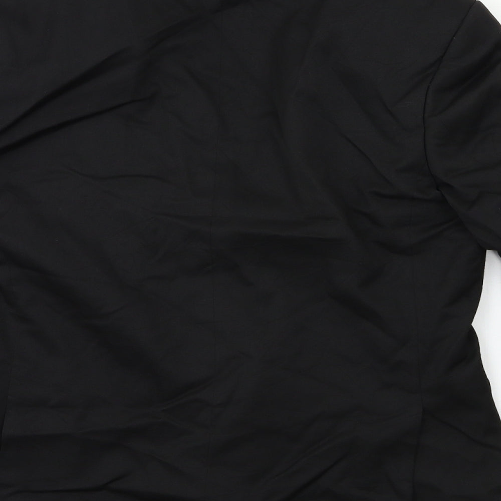 Marks and Spencer Mens Black   Jacket Suit Jacket Size M