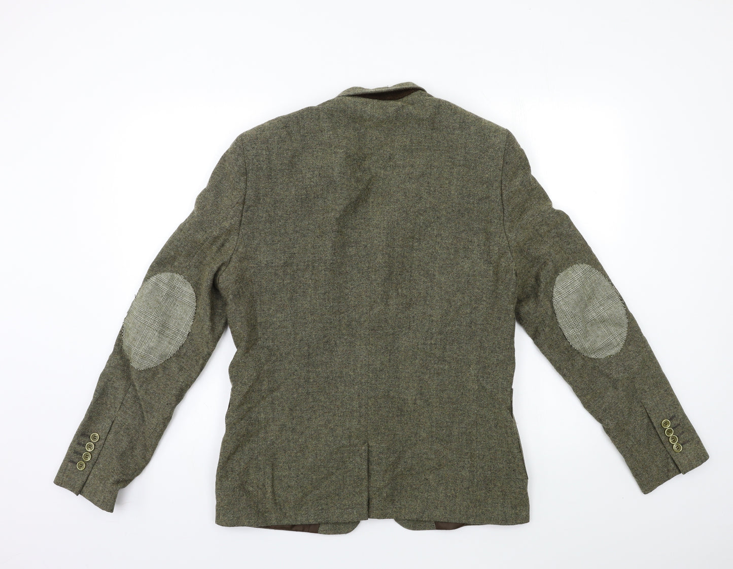 Rough Justice Mens Green   Jacket Suit Jacket Size 40