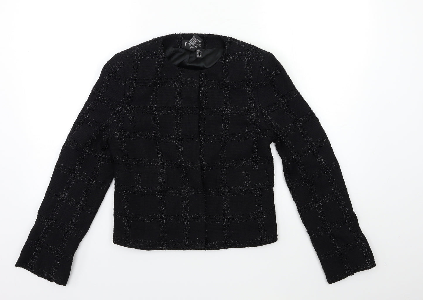 Episode Womens Black   Overcoat Coat Size 4