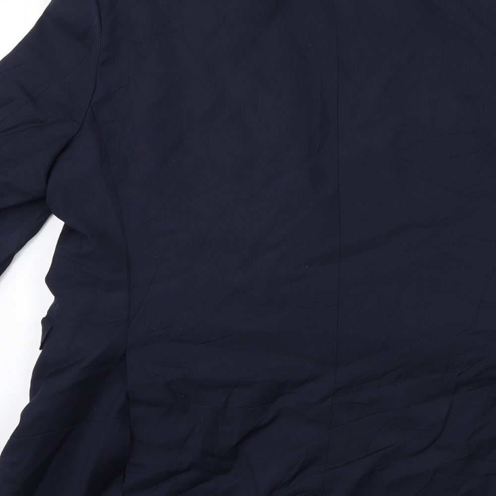 Preworn Mens Blue   Jacket Suit Jacket Size 42