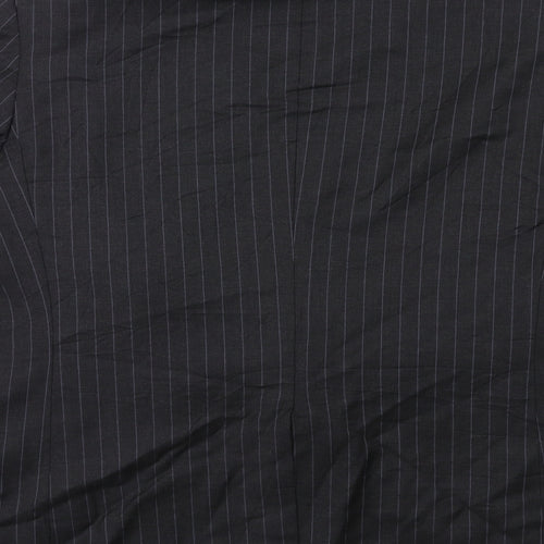 Impressions Mens Grey Striped  Jacket Suit Jacket Size 44
