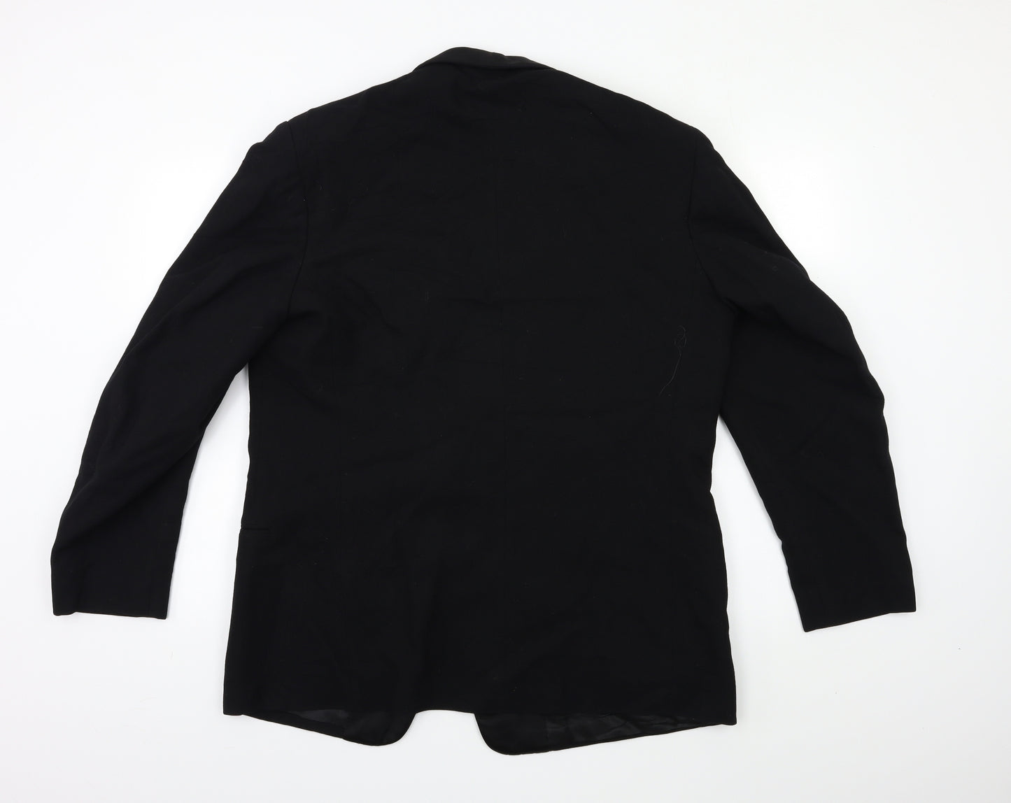Preworn Mens Black   Jacket Suit Jacket Size 42