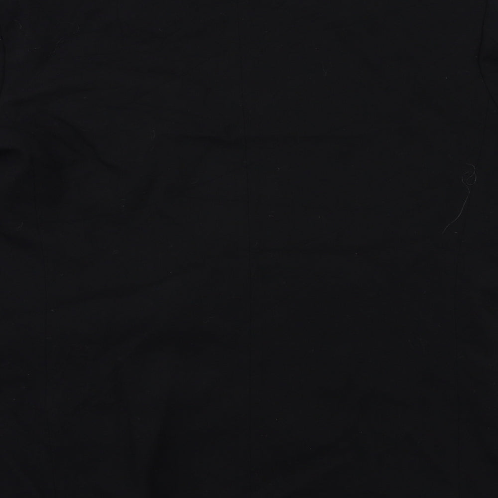 Preworn Mens Black   Jacket Suit Jacket Size 42